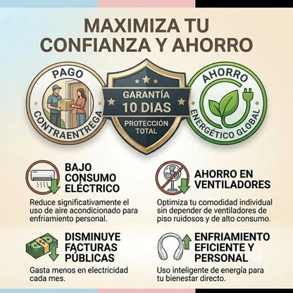BreezeGo™ | Disfruta una brisa fresca donde quieras, sin que el calor detenga tu día