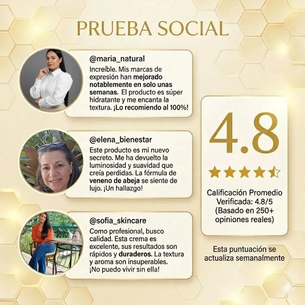 BeeVita Cream | Mejora tu piel dañada y recupera tu aspecto saludable sin químicos.